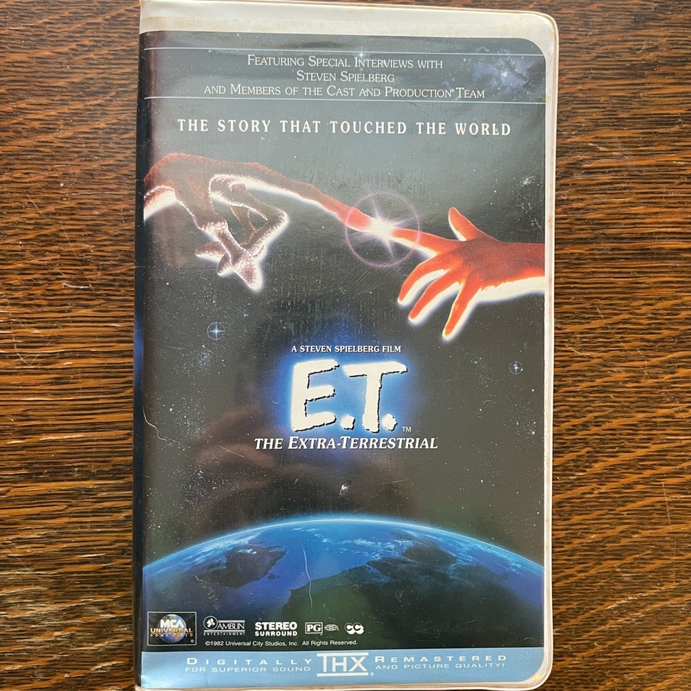 E.T. The Extra-Terrestrial VHS Tape